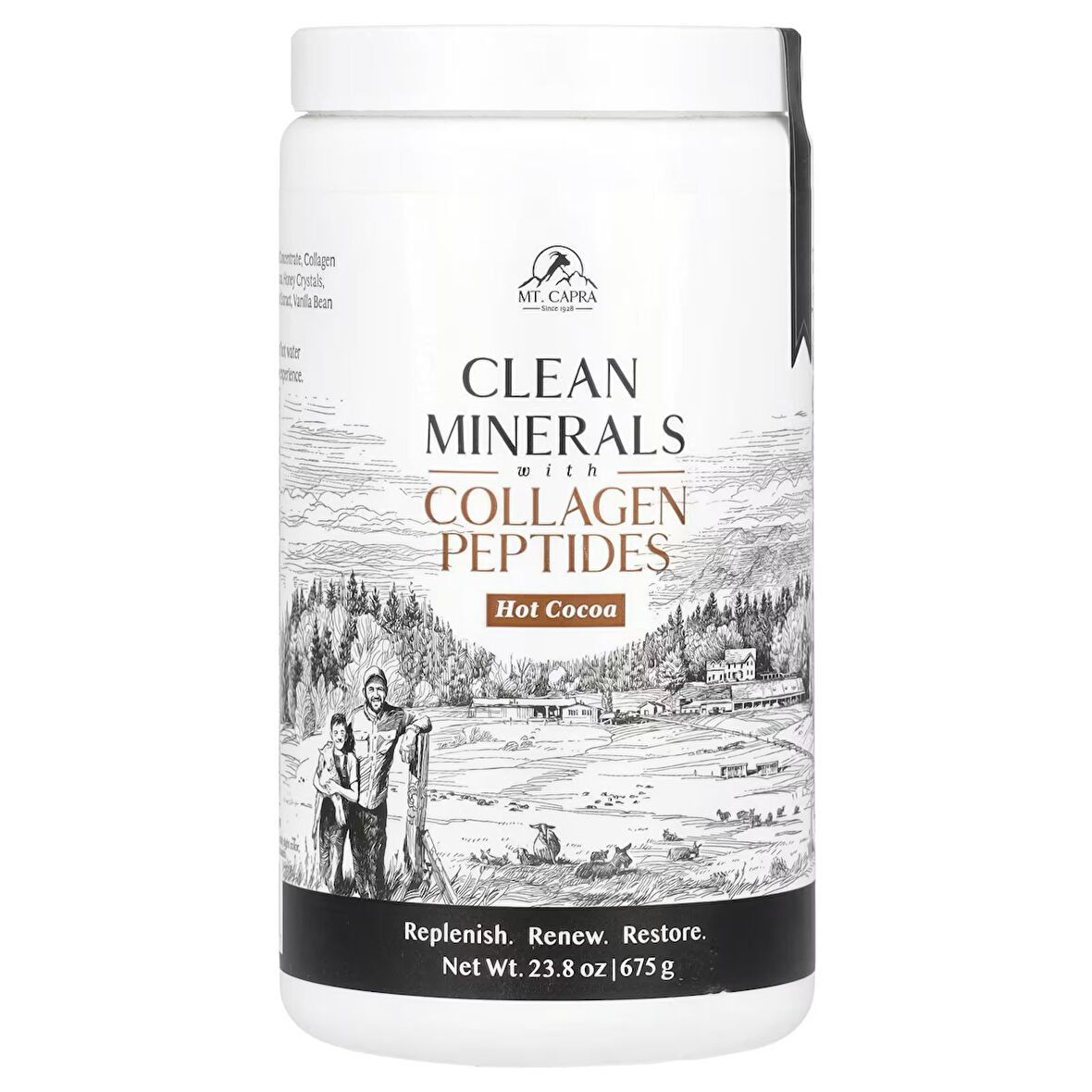 Clean Minerals With Collagen Peptides Hot Cocoa 675 g