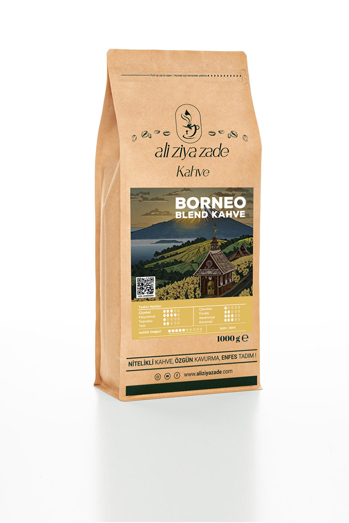 Borneo Blend Endonezya Kahvesi 1000 Gr.