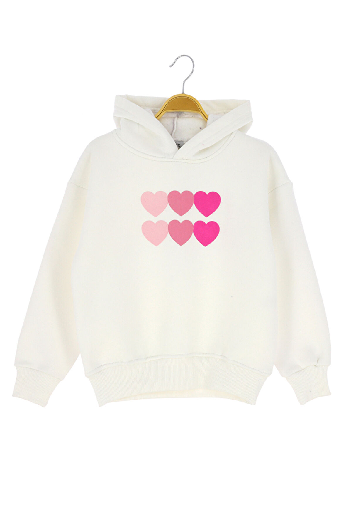 Kız Çocuk Sweatshirt Kapüşonlu Polarlı