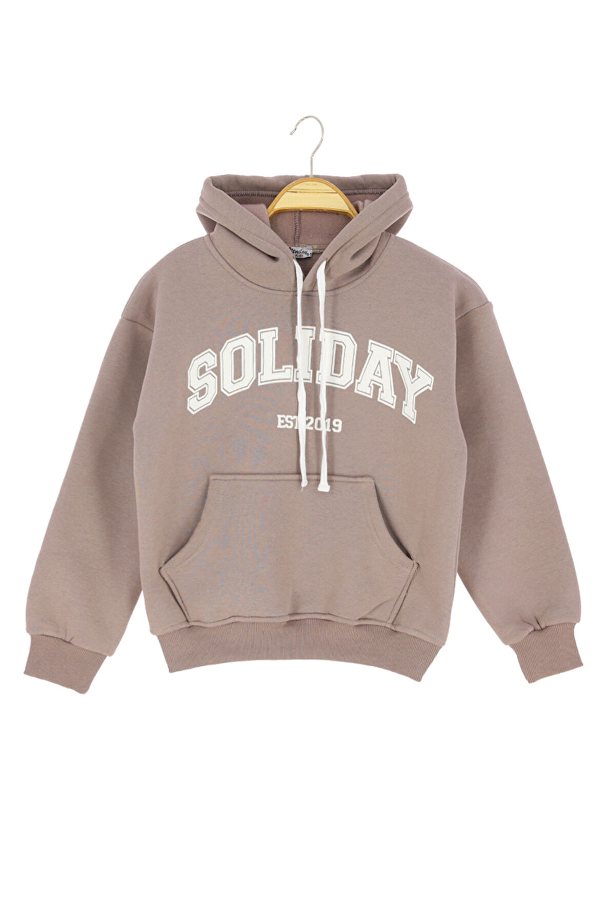 Kız Çocuk Sweatshirt Kapüşonlu Polarlı