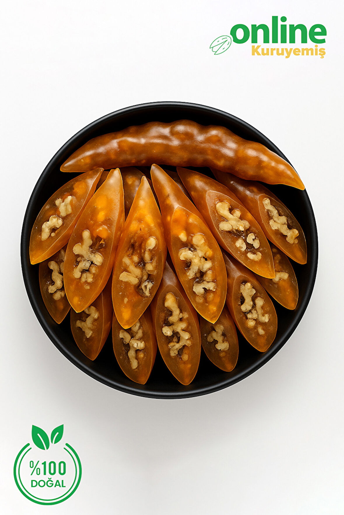 Bal Aromalı Duble Cevizli Sucuk 1000 gr