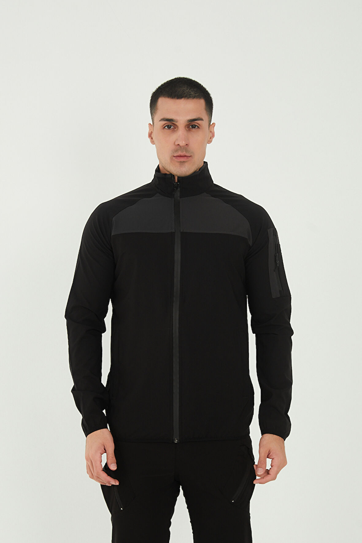 Camp260 Outdoor Tactical Su iticili Erkek Fermuarlı Taktik Sweatshirt
