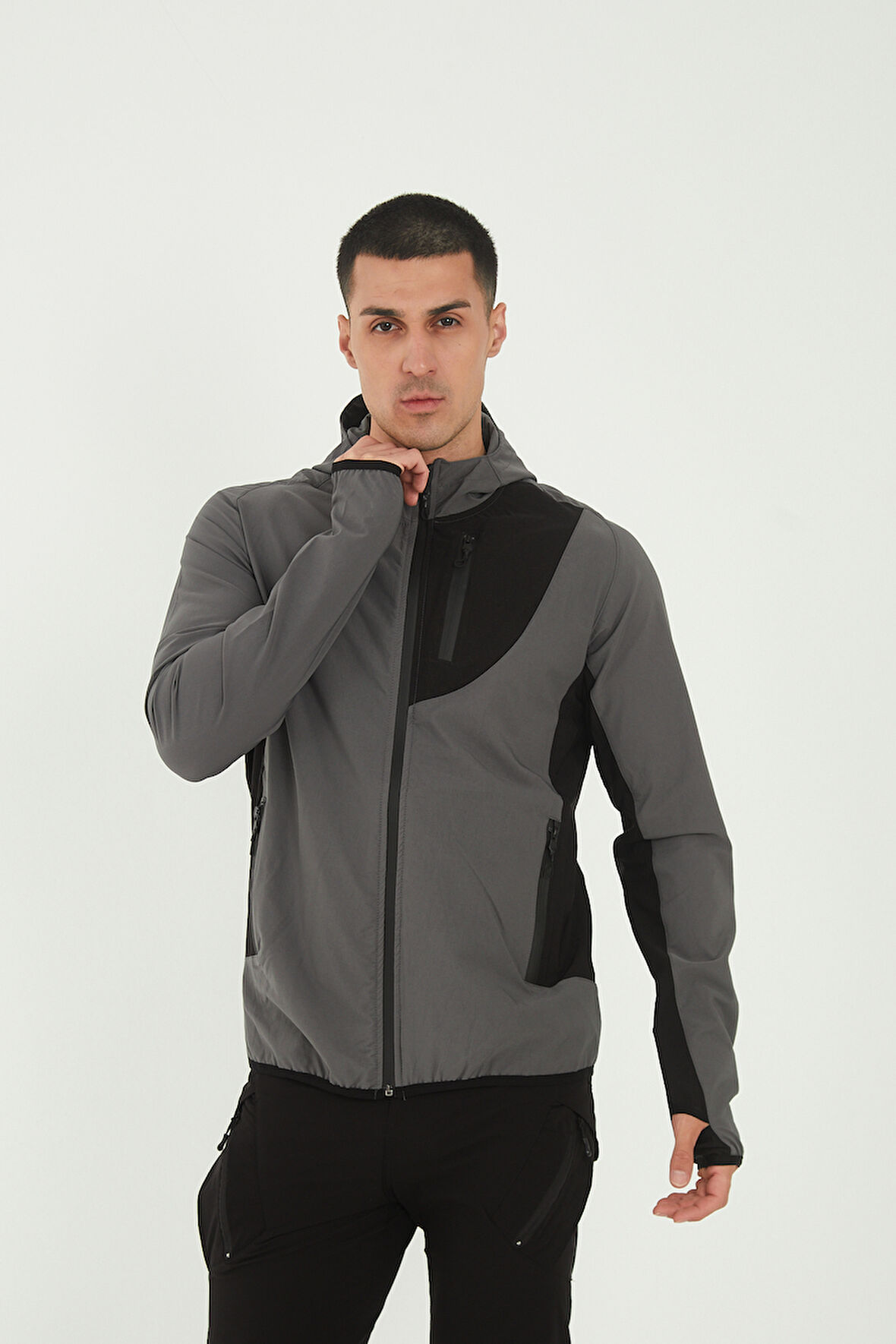 Camp265 Outdoor Tactical Su iticili Erkek Fermuarlı Taktik Sweatshirt