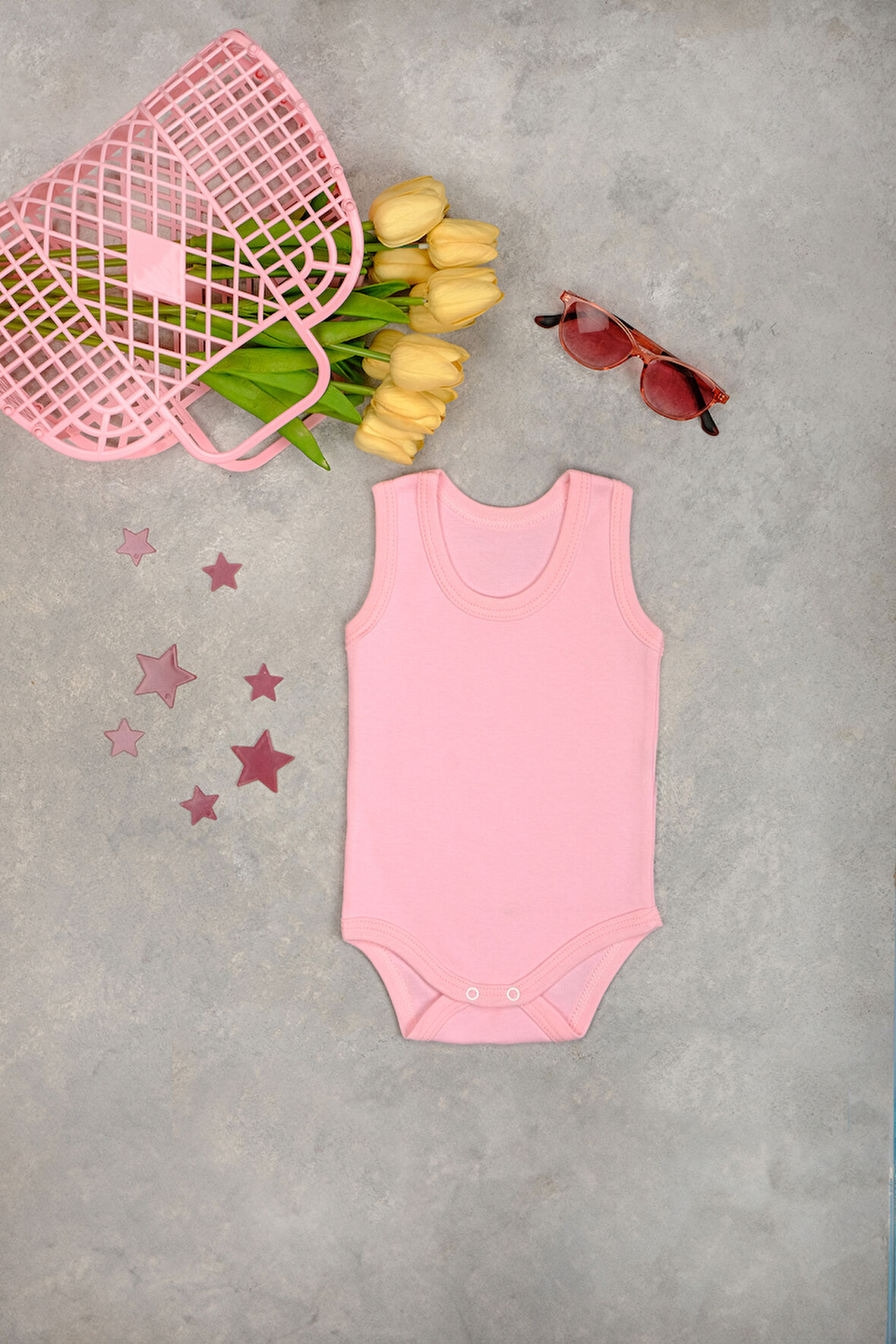 Pamuklu Kalın Askılı Yumuşak Çıtçıt Body Zıbın