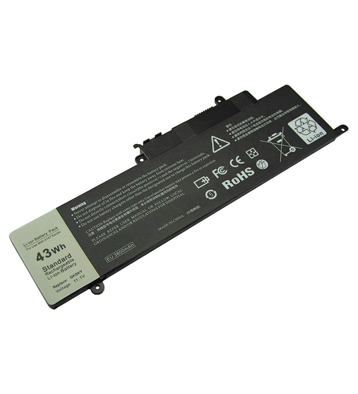 Dell Inspiron 7359-TS01W45C Notebook Batarya Laptop Pil