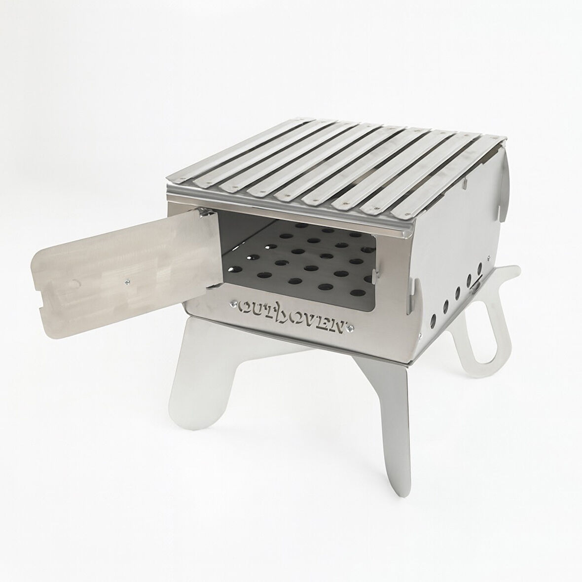 Outdoven X4 | Paslanmaz Çelik Premium Ateş Kutusu & Mangal