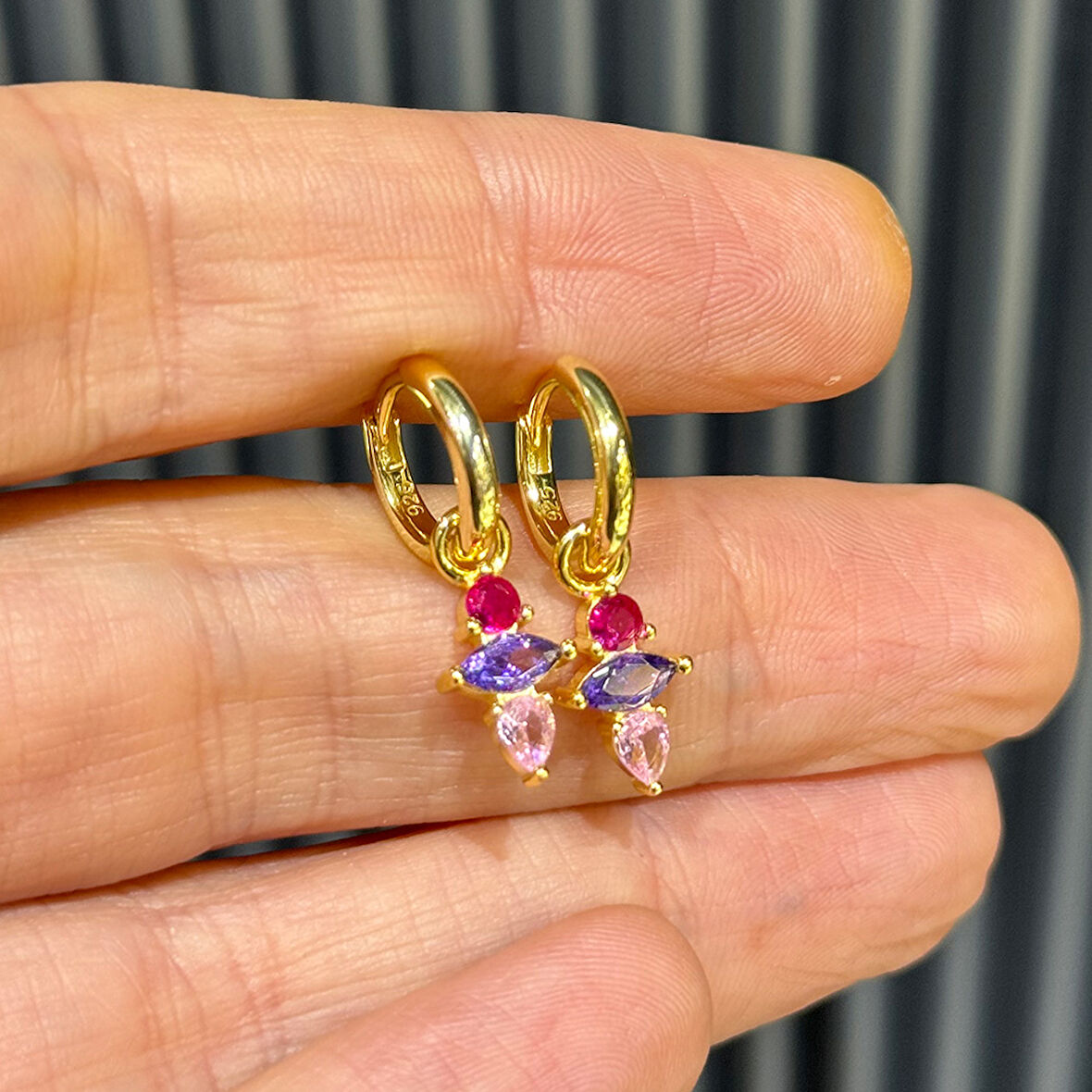 Masaliko Cio Gümüş Küpe Ms3193, 925 Ayar Gümüş, İthal Ürün