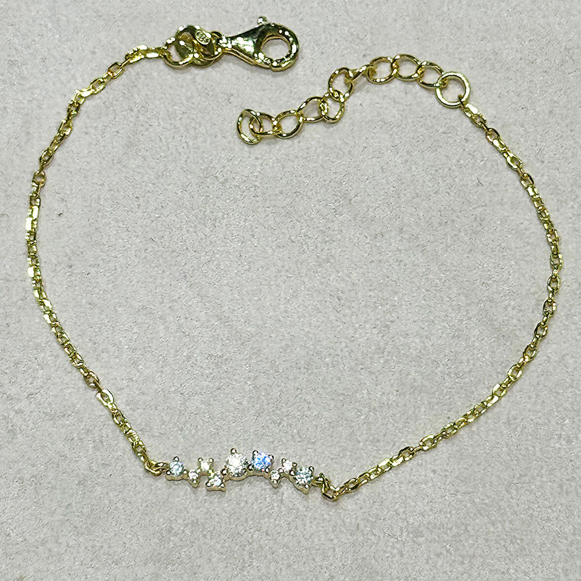 Masaliko Melo 6 Gümüş Bileklik Ms3659, 925 Ayar Gümüş, İthal Ürün, Altın Kaplama