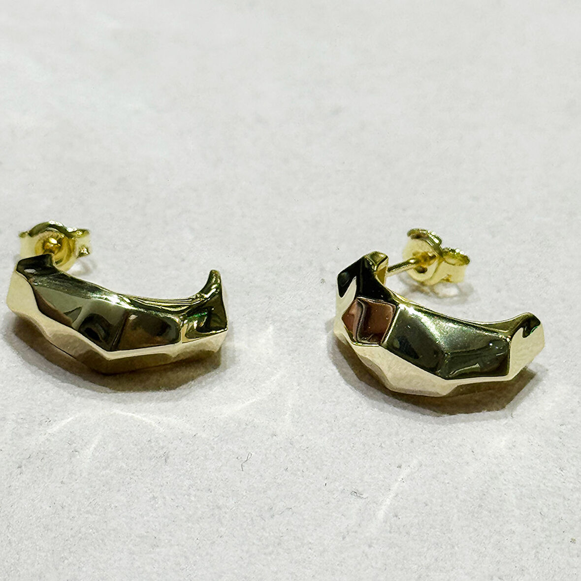 Masaliko Bendo 2 Gümüş Küpe Ms3672, 925 Ayar Gümüş, İthal Ürün, Altın Kaplama