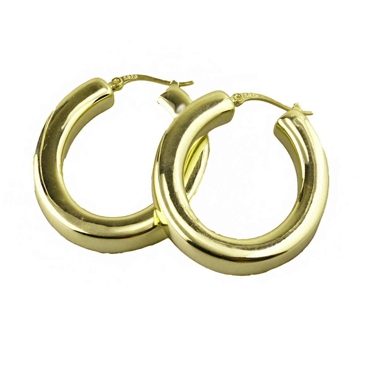 Masaliko Lui S 7 Halka Gümüş Küpe Ms3725, 925 Ayar Kadın Gümüş Küpe, İthal Ürün , Şarnel Küpe