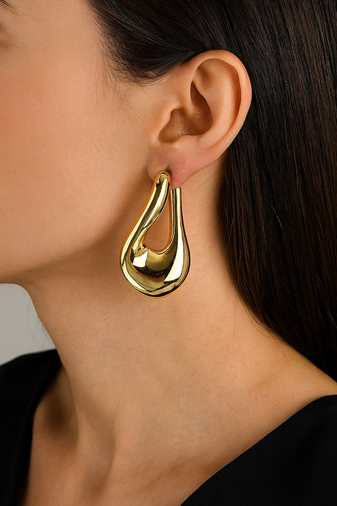 Masaliko Lui S 13 Halka Gümüş Küpe Ms3731, 925 Ayar Gümüş Küpe