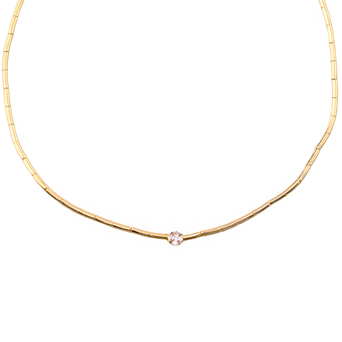 Masaliko Şık Gümüş Kolye Ms3780, 925 Ayar Kadın Gümüş Kolye, Altın Kaplama