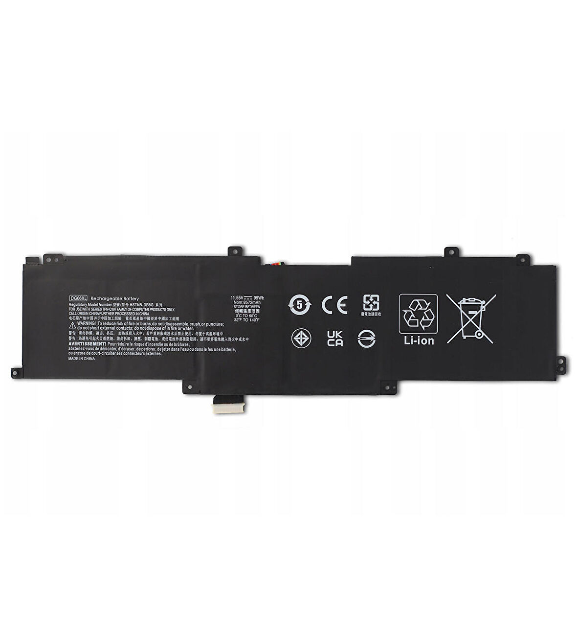 Hp Omen X 17-AP007UR Notebook Batarya Laptop Pil