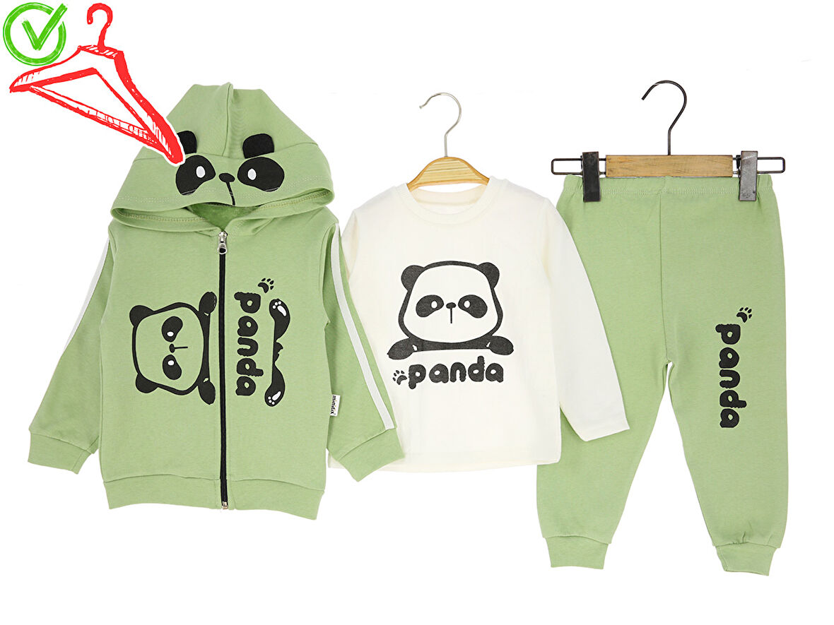 Erkek Bebek Takım Üç Parçalı