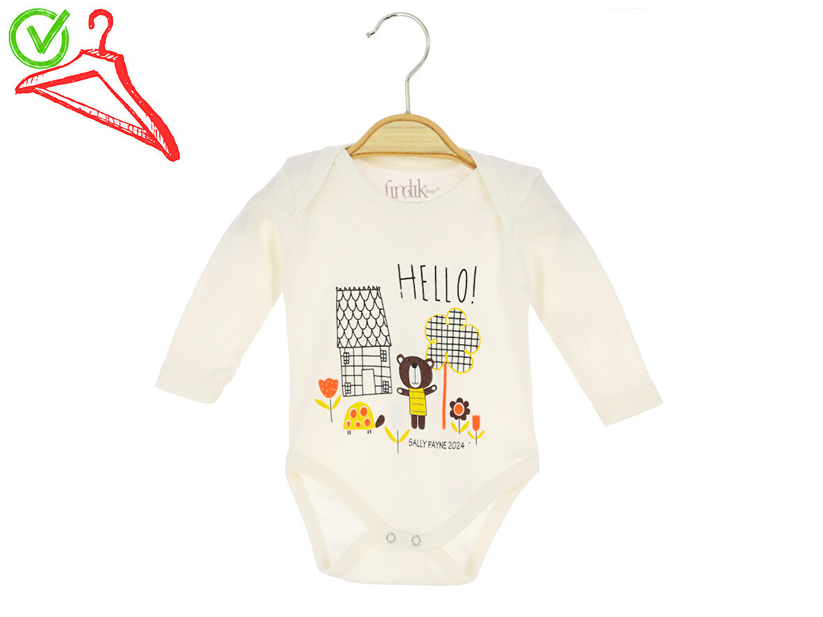 Bebek Body Hello Baskılı