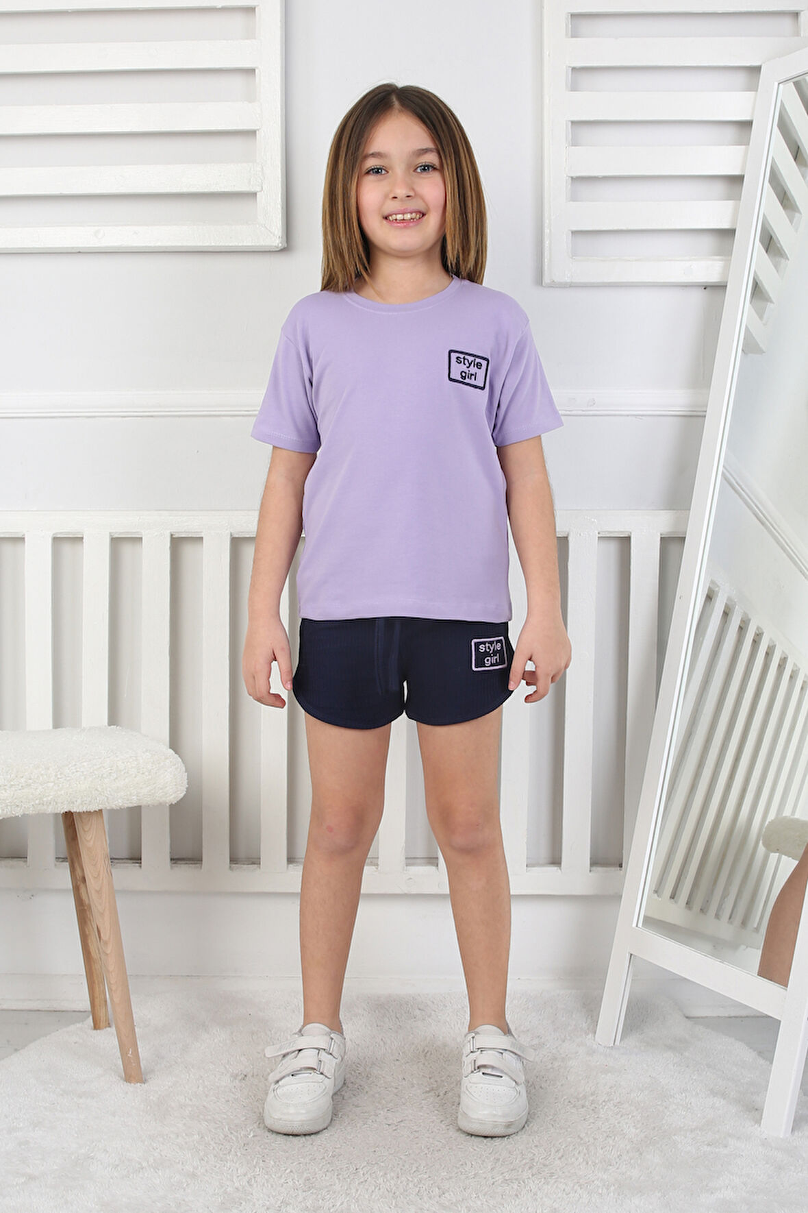 Kız Çocuk Şort Takım