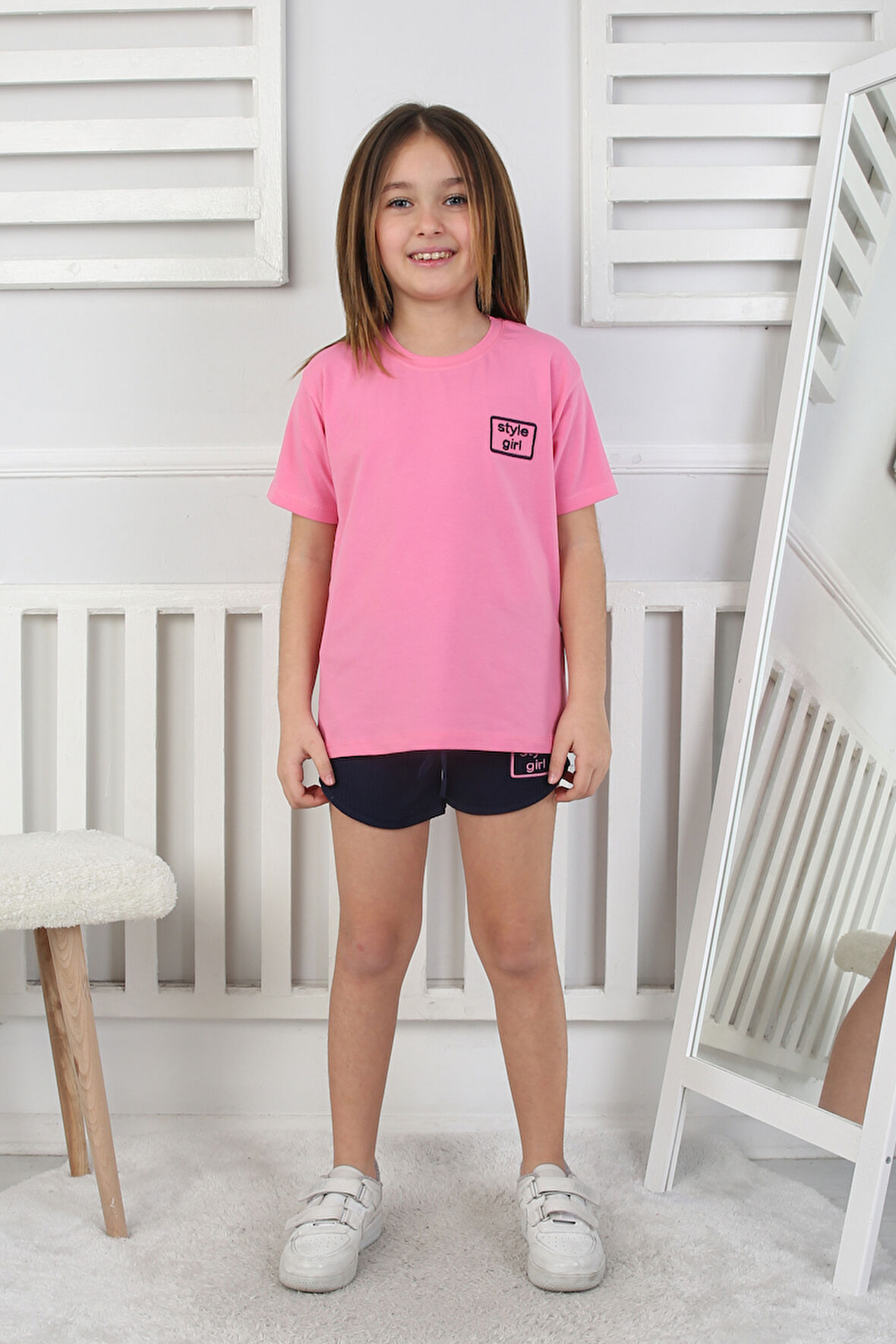 Kız Çocuk Şort Takım