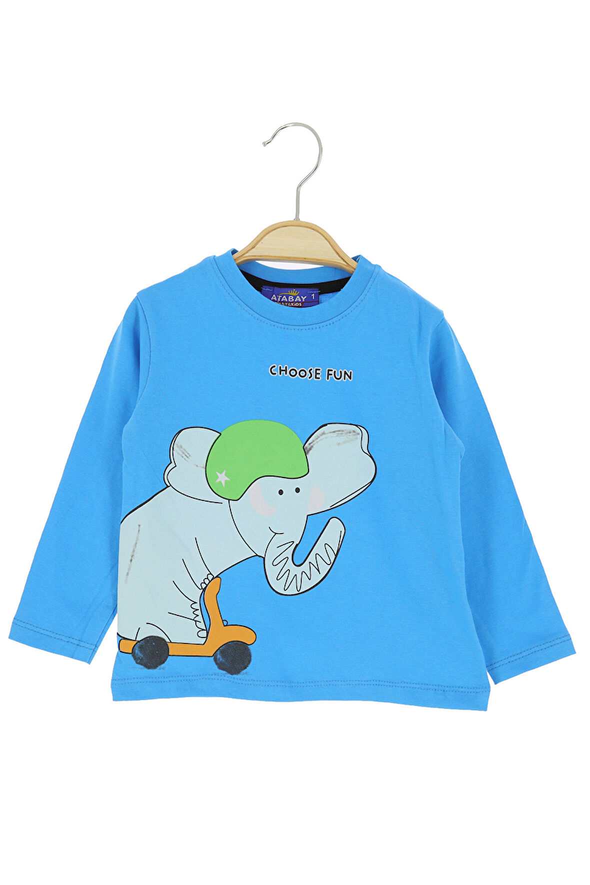 Erkek Çocuk Sweatshirt Fil