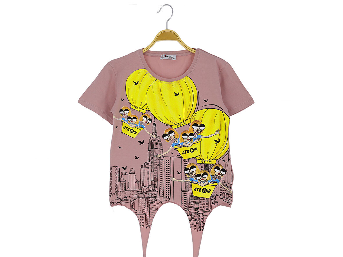 Kız Çocuk T-Shirt Balonlu