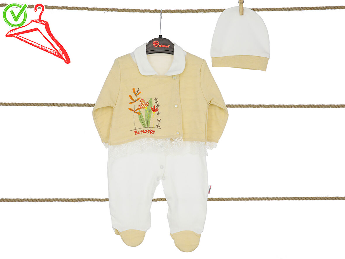 Kız Bebek Tulum Ceketli