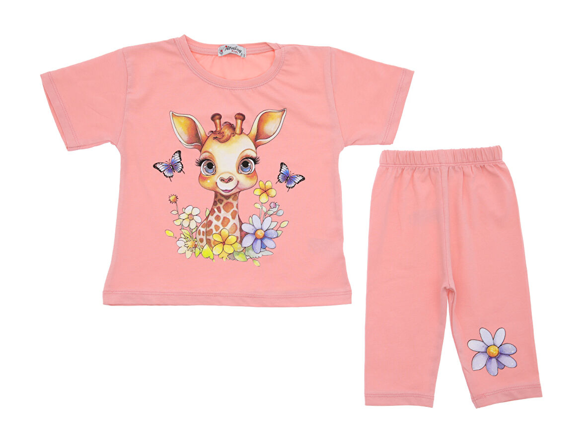 Kız Çocuk Şortlu Takım