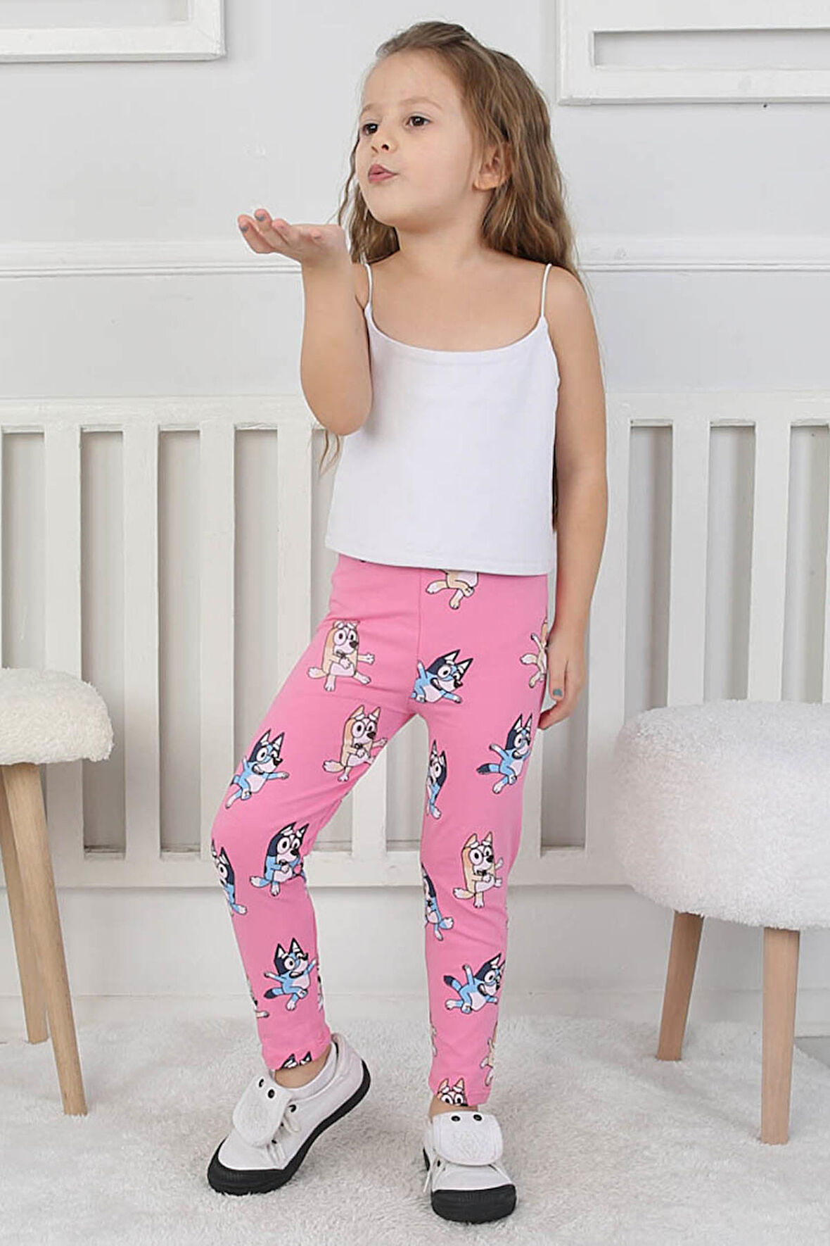 Kız Çocuk Tayt Baskılı