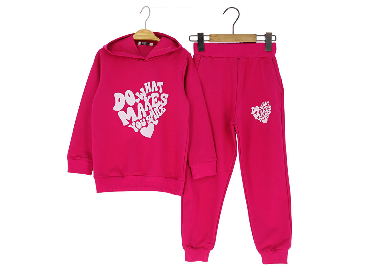 Kız Çocuk Eşofman Takım Baskılı