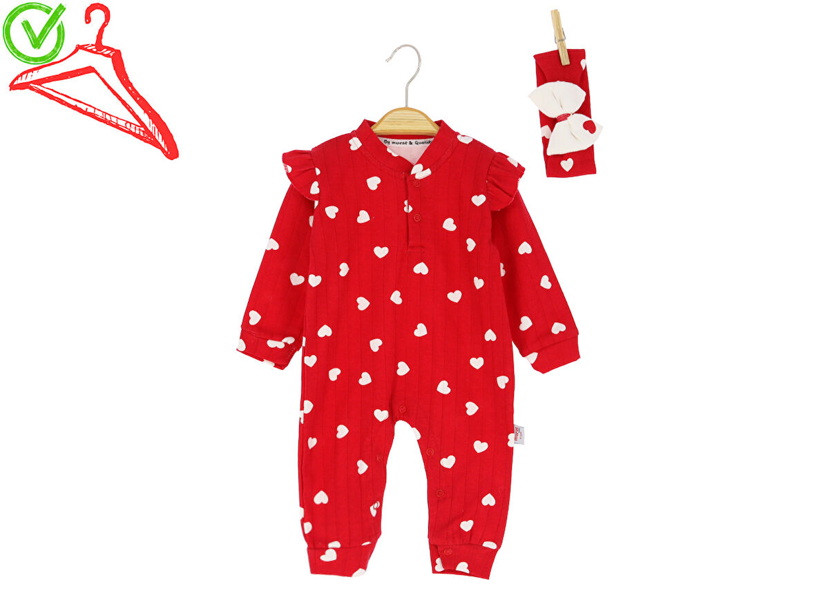 Bebek Giyim Tulum Bandanalı