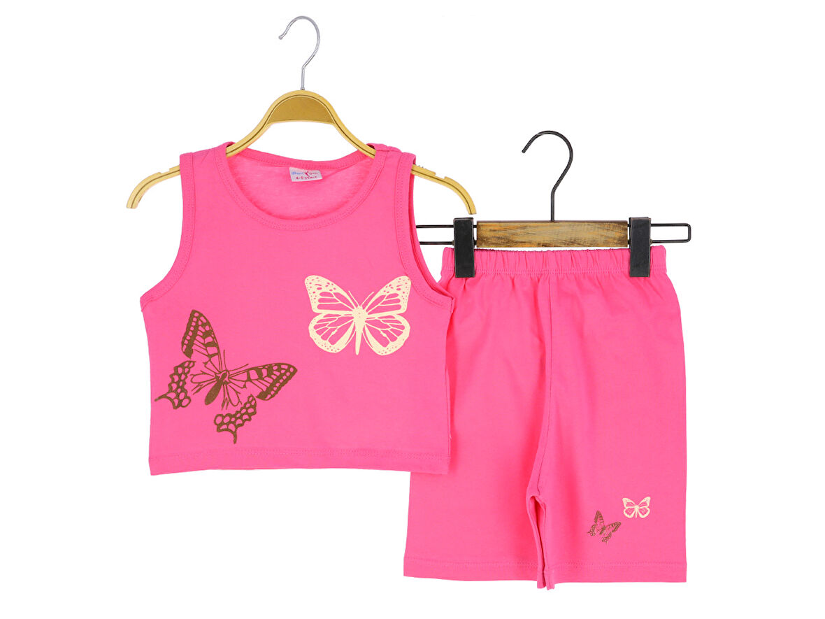 Kız Çocuk Şortlu Takım