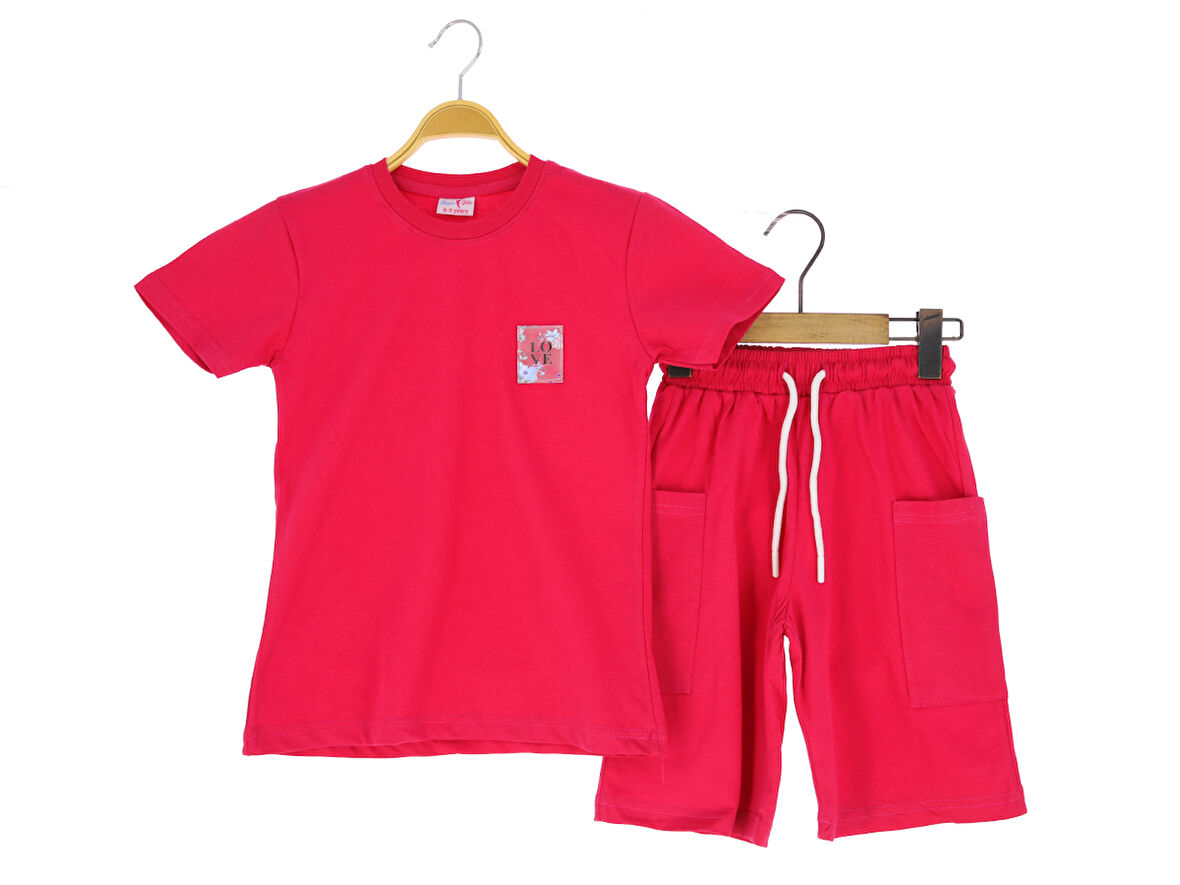 Kız Çocuk Şort Takım