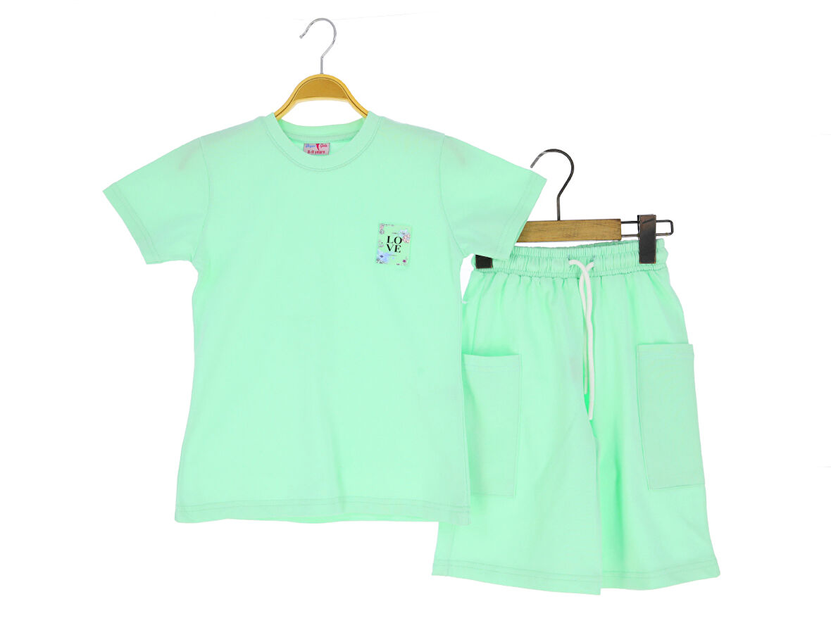 Kız Çocuk Şort Takım