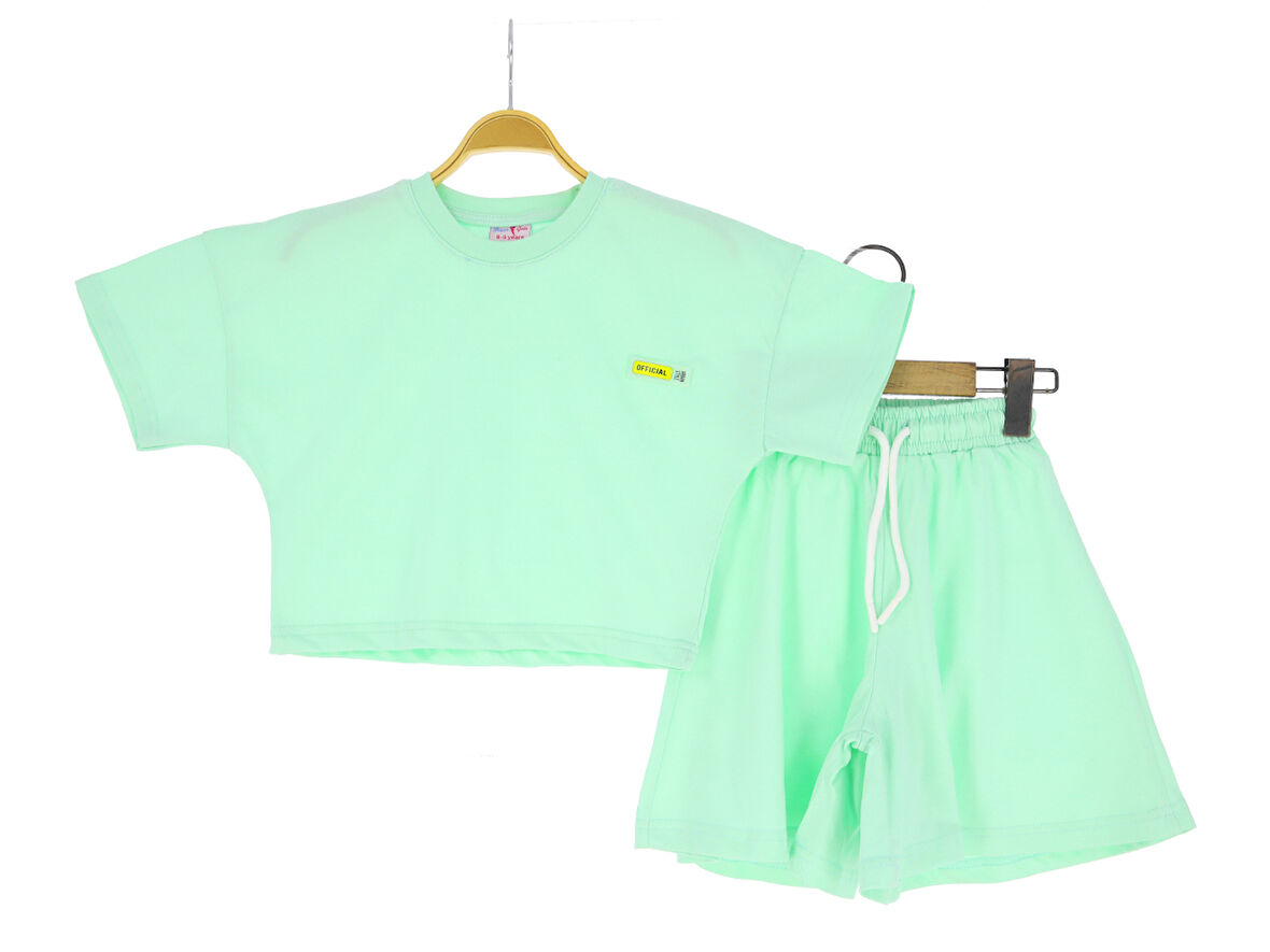 Kız Çocuk Şort Takım