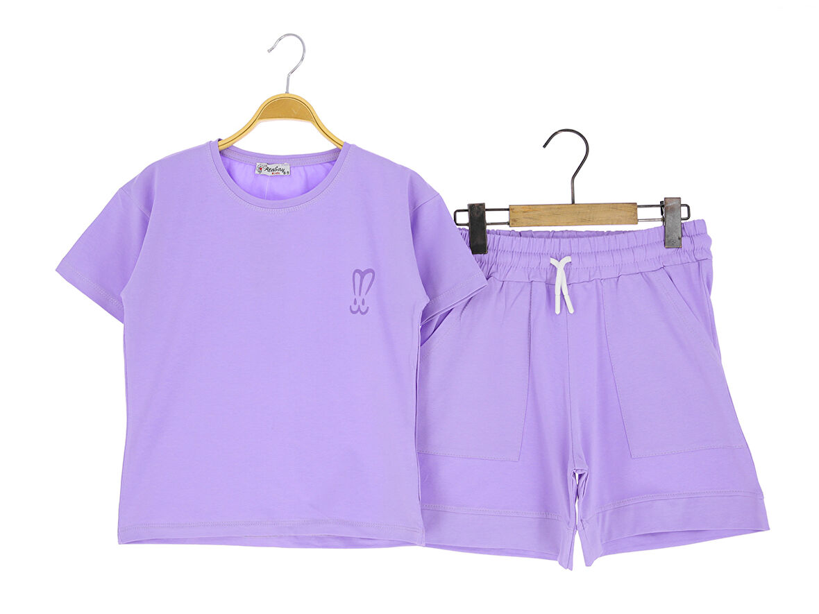 Kız Çocuk Şort Takım