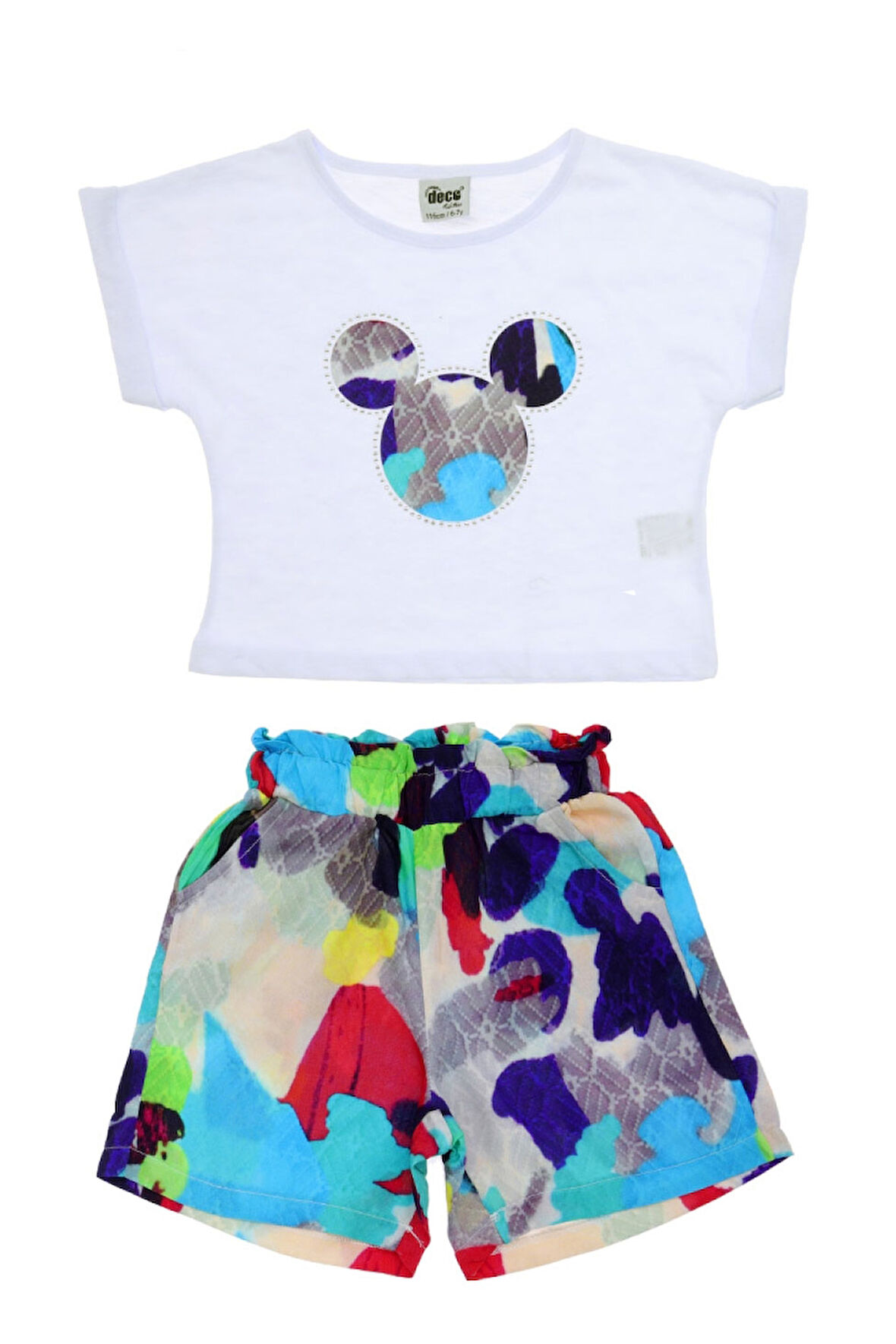 Kız Çocuk Takım Şortlu