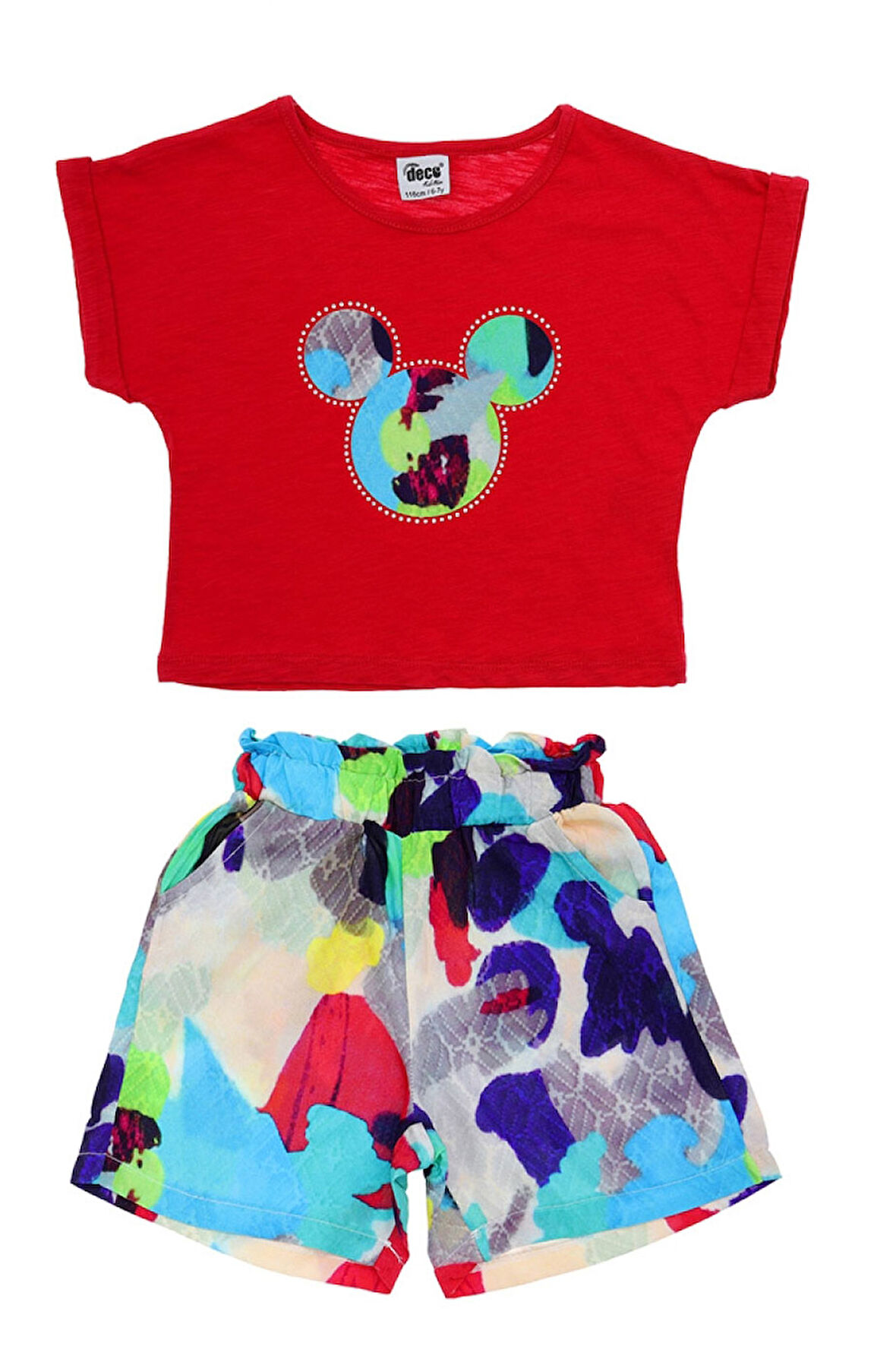 Kız Çocuk Takım Şortlu