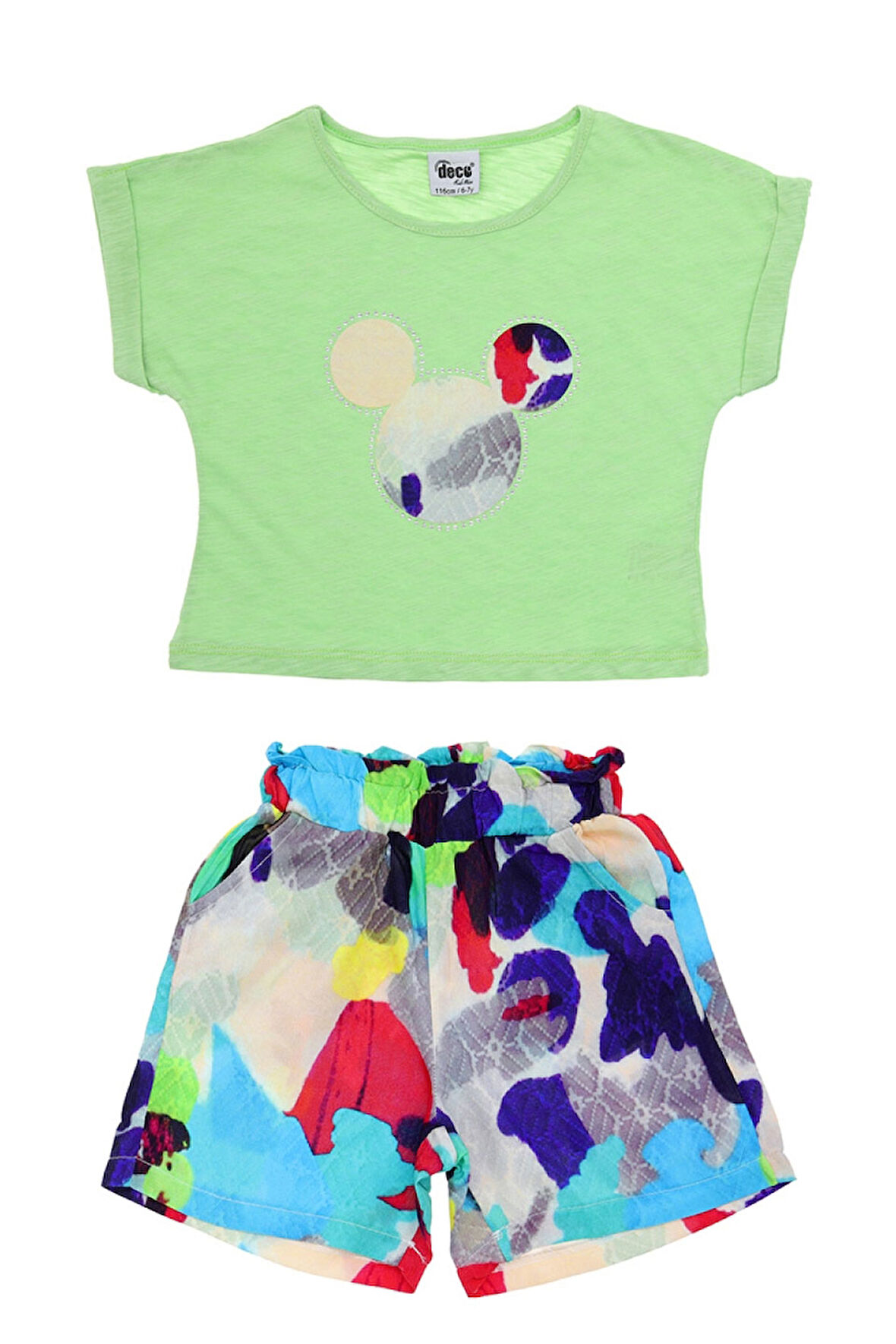 Kız Çocuk Takım Şortlu