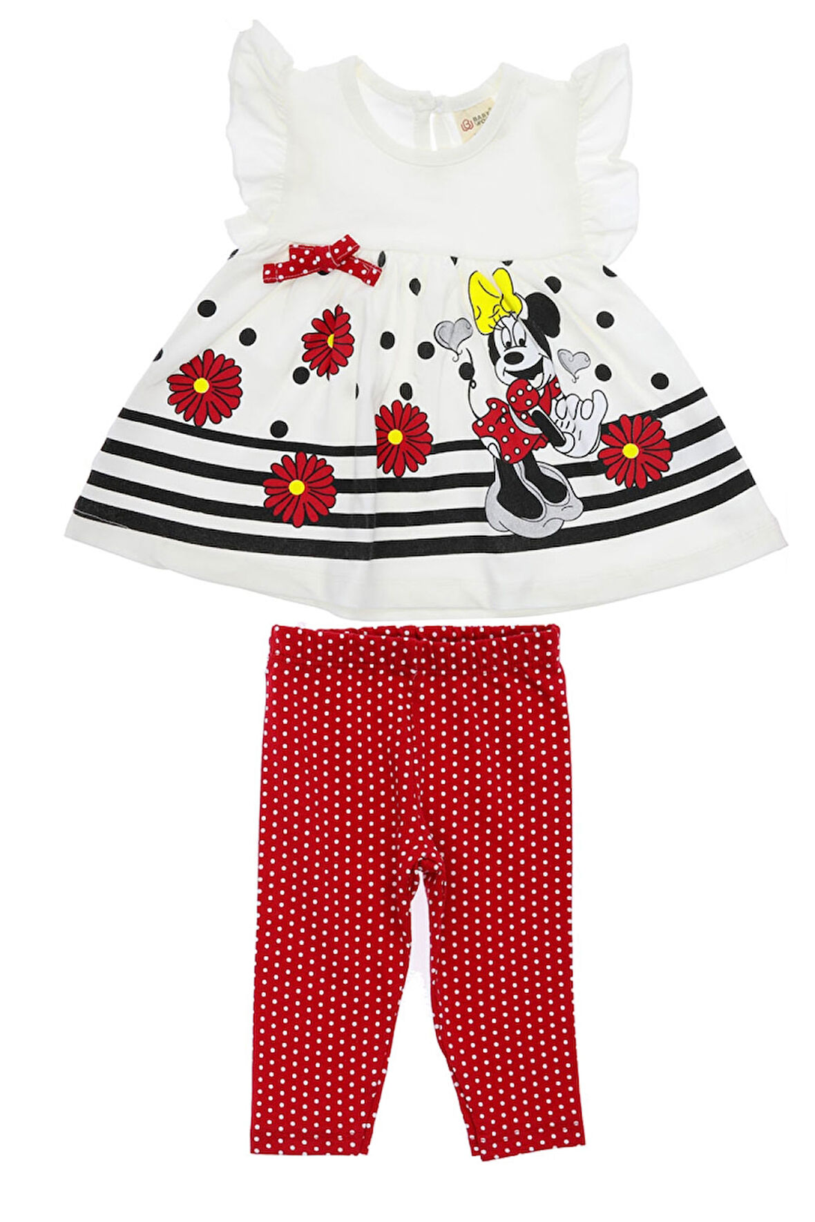 Bebe Kız Takım Baskılı