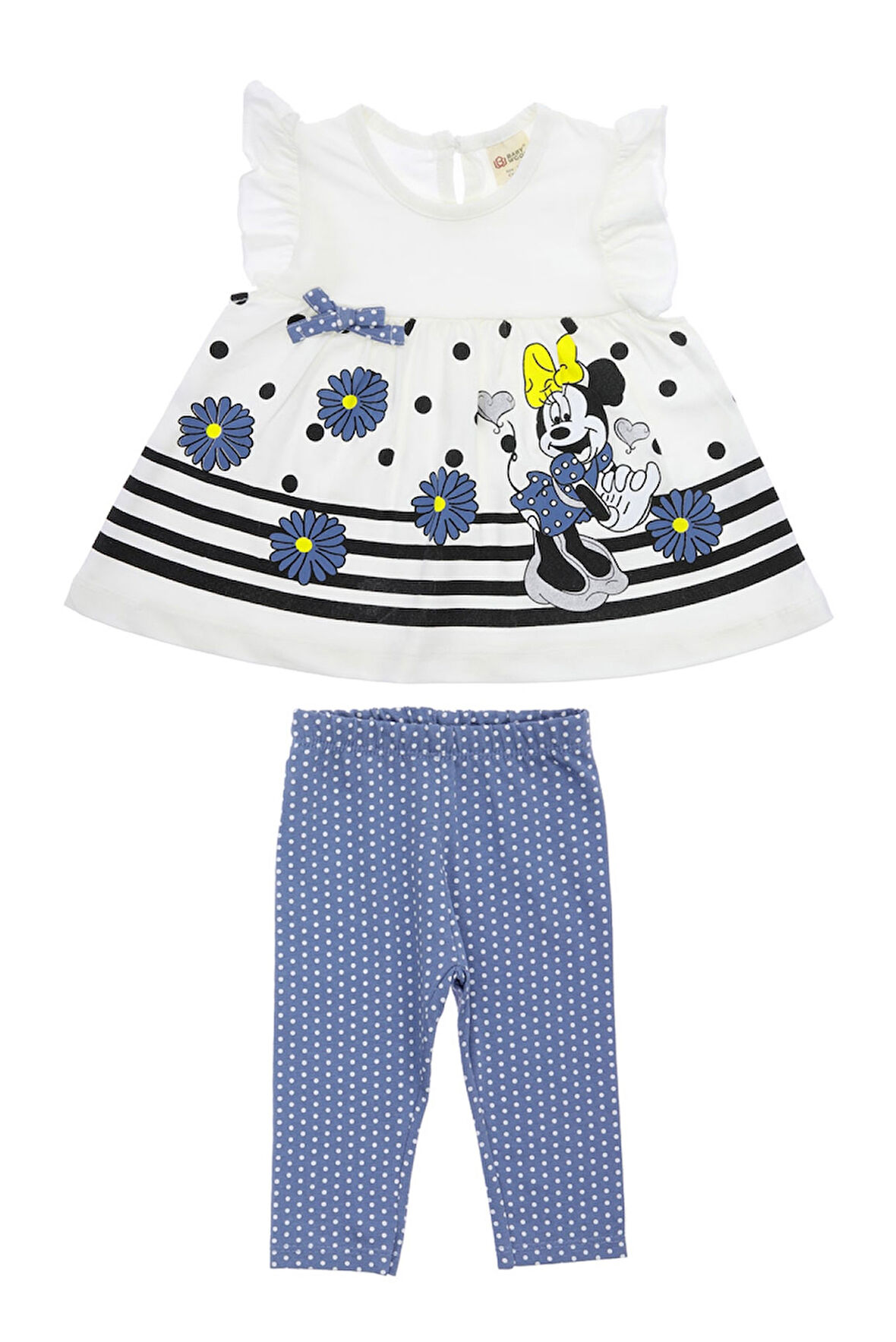 Bebe Kız Takım Baskılı