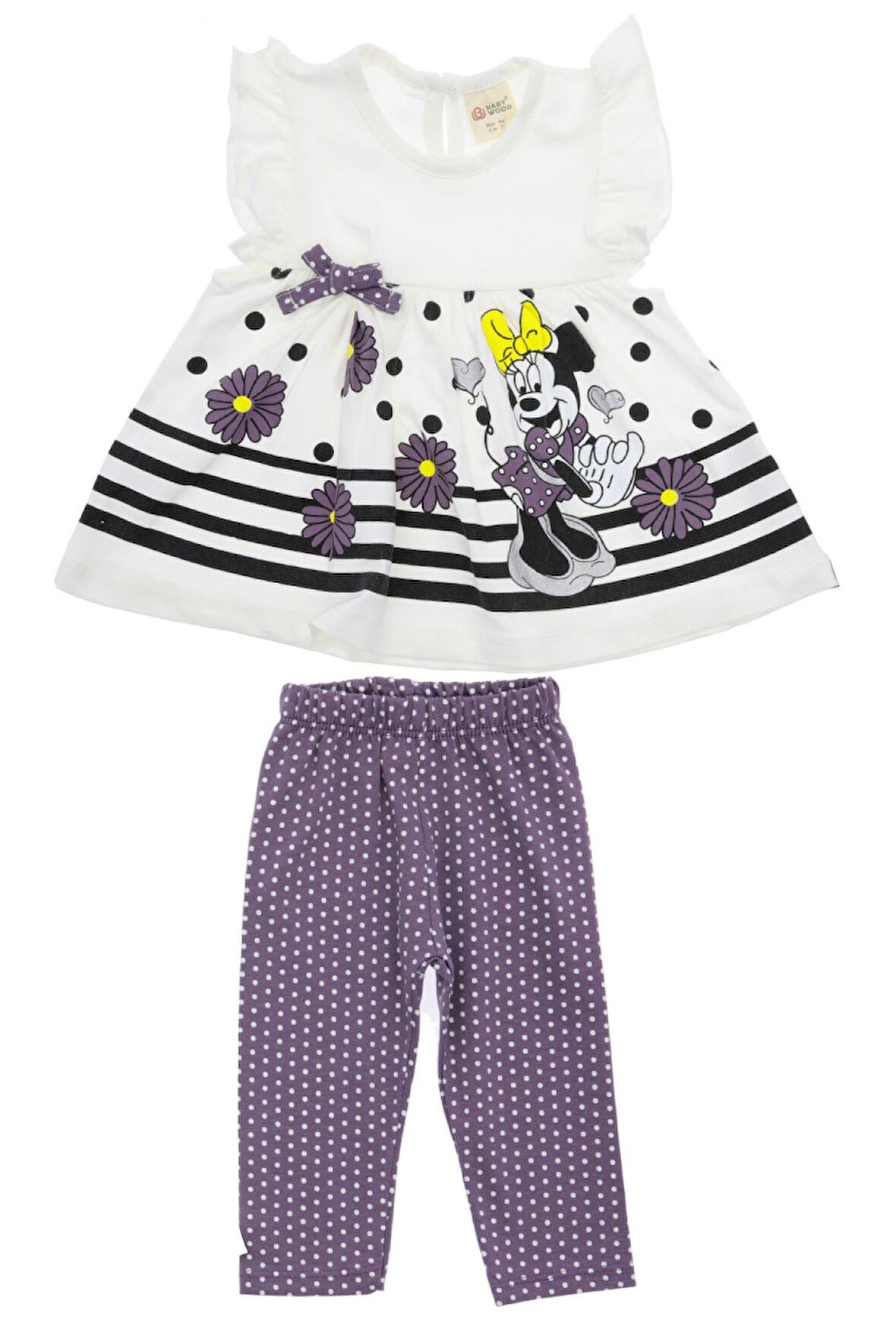 Bebe Kız Takım Baskılı