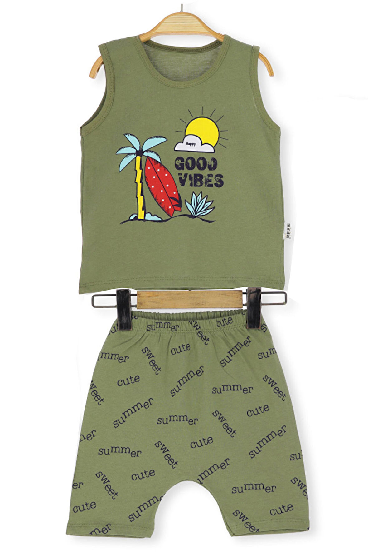 Erkek Bebe Takım Baskılı