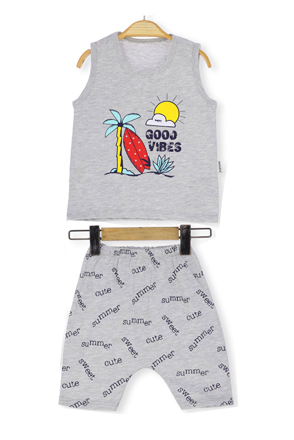 Erkek Bebe Takım Baskılı