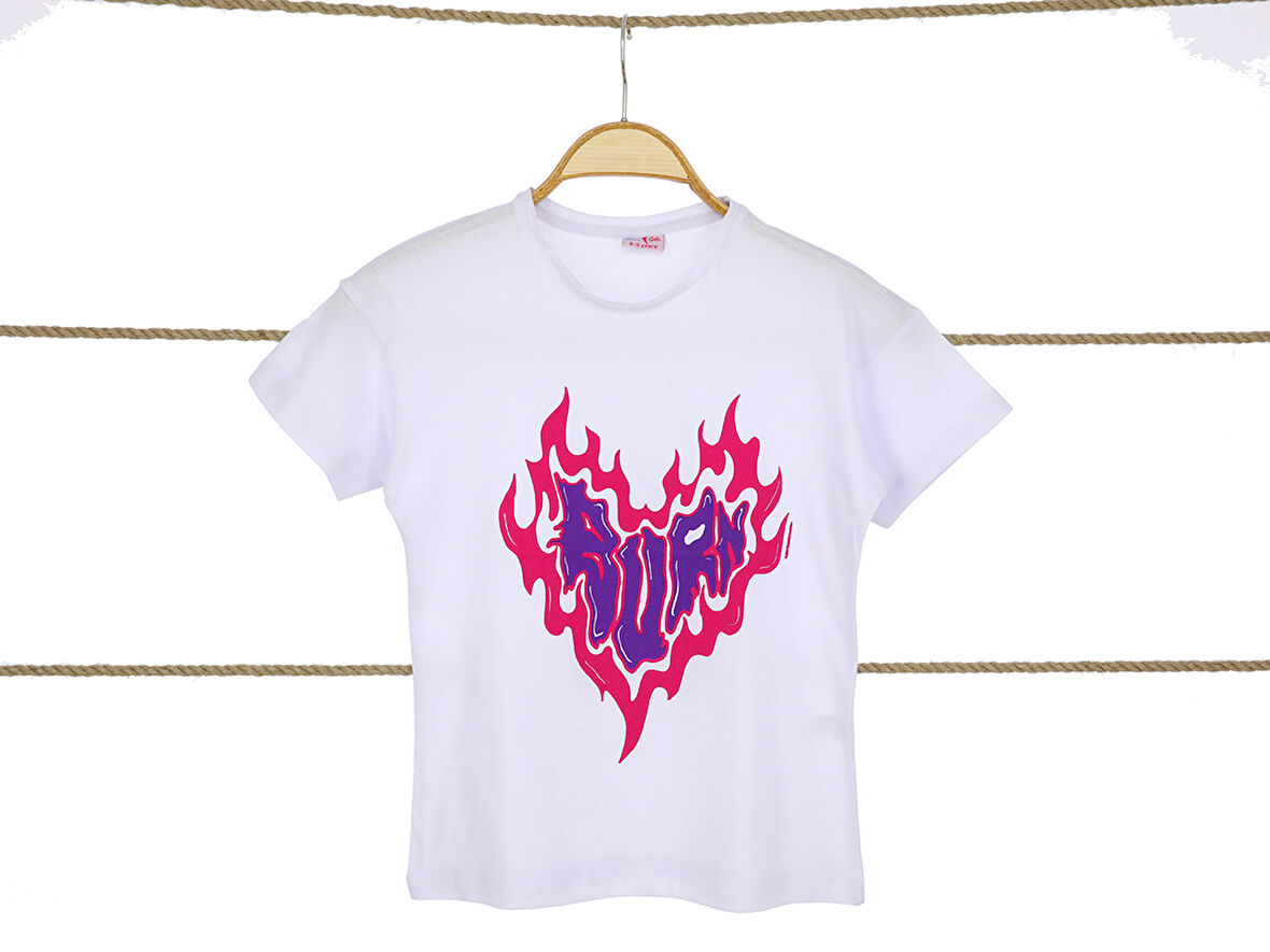 Kız Çocuk T-Shirt Baskılı