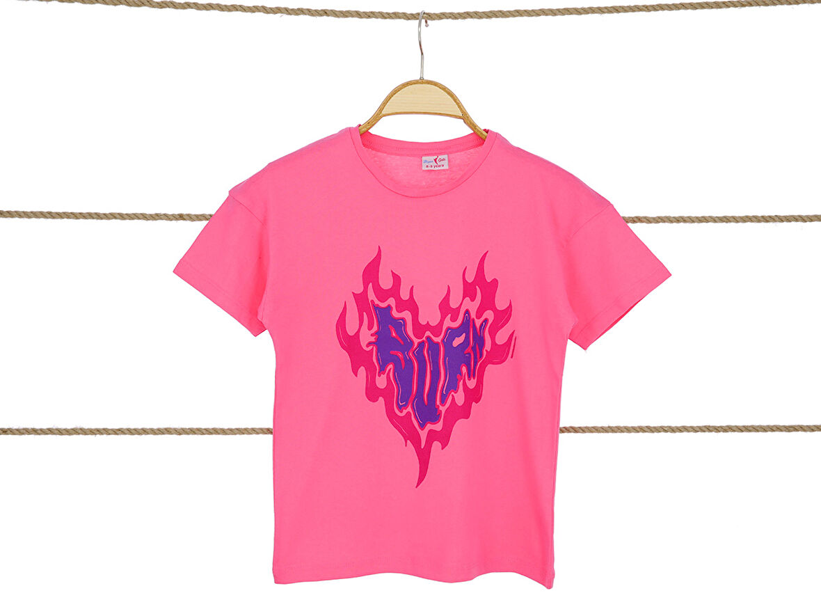 Kız Çocuk T-Shirt Baskılı