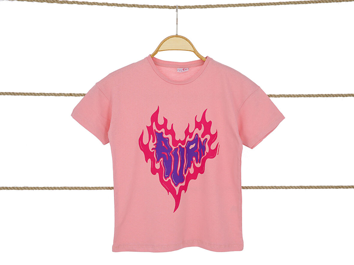 Kız Çocuk T-Shirt Baskılı