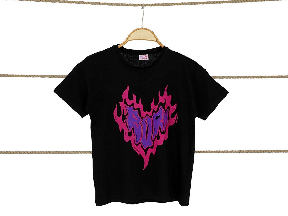 Kız Çocuk T-Shirt Baskılı