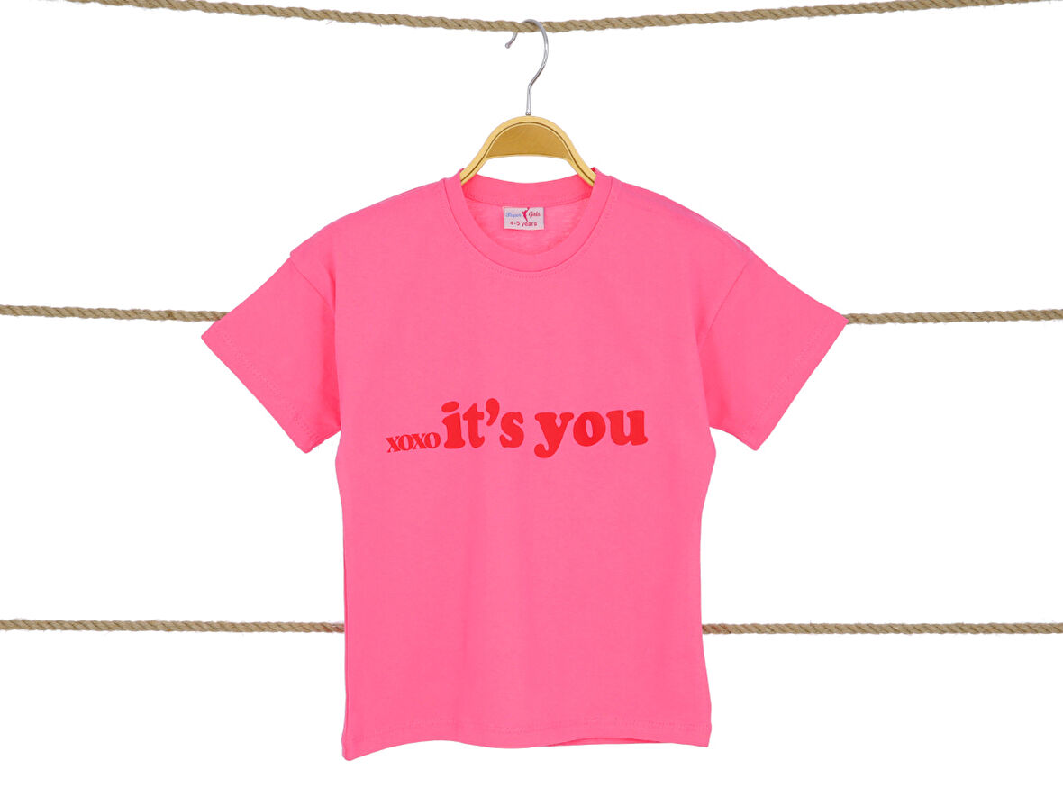Kız Çocuk T-Shirt Its You Baskılı