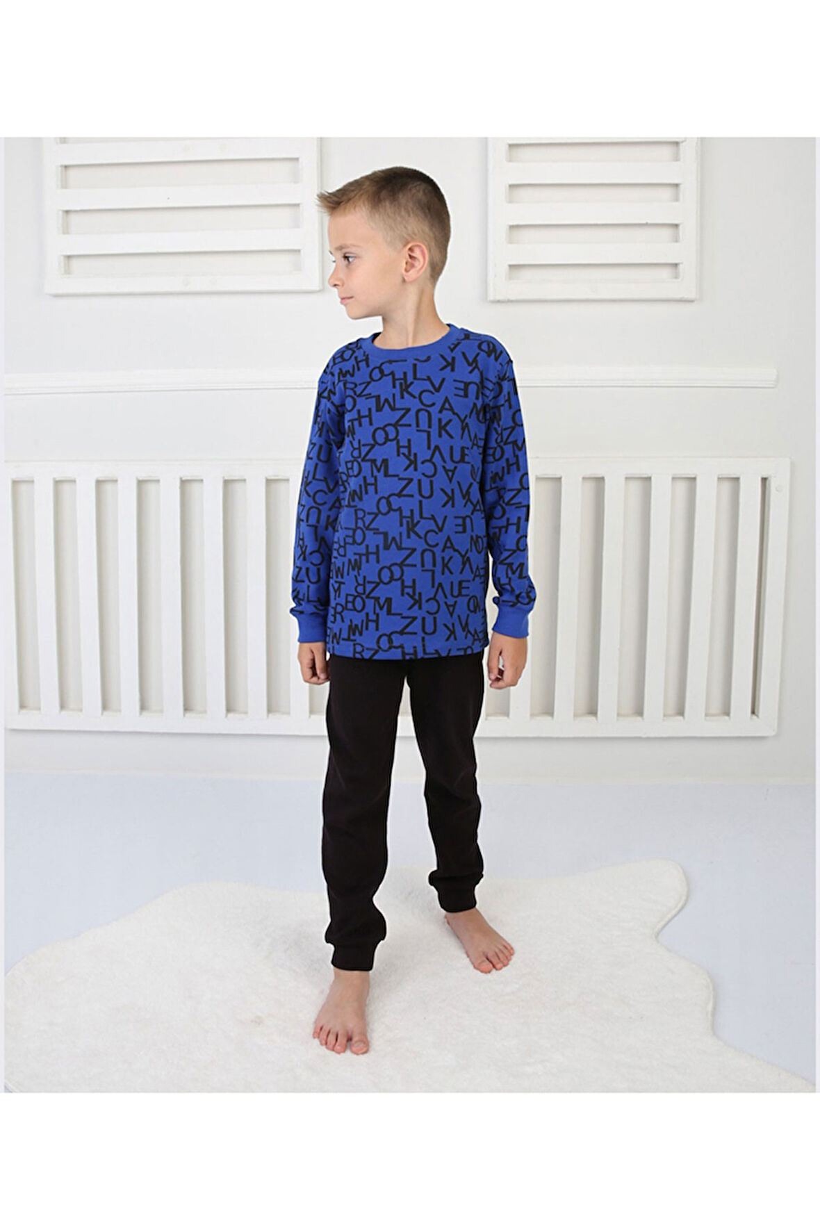 Erkek Çocuk Pijama Takım Baskılı