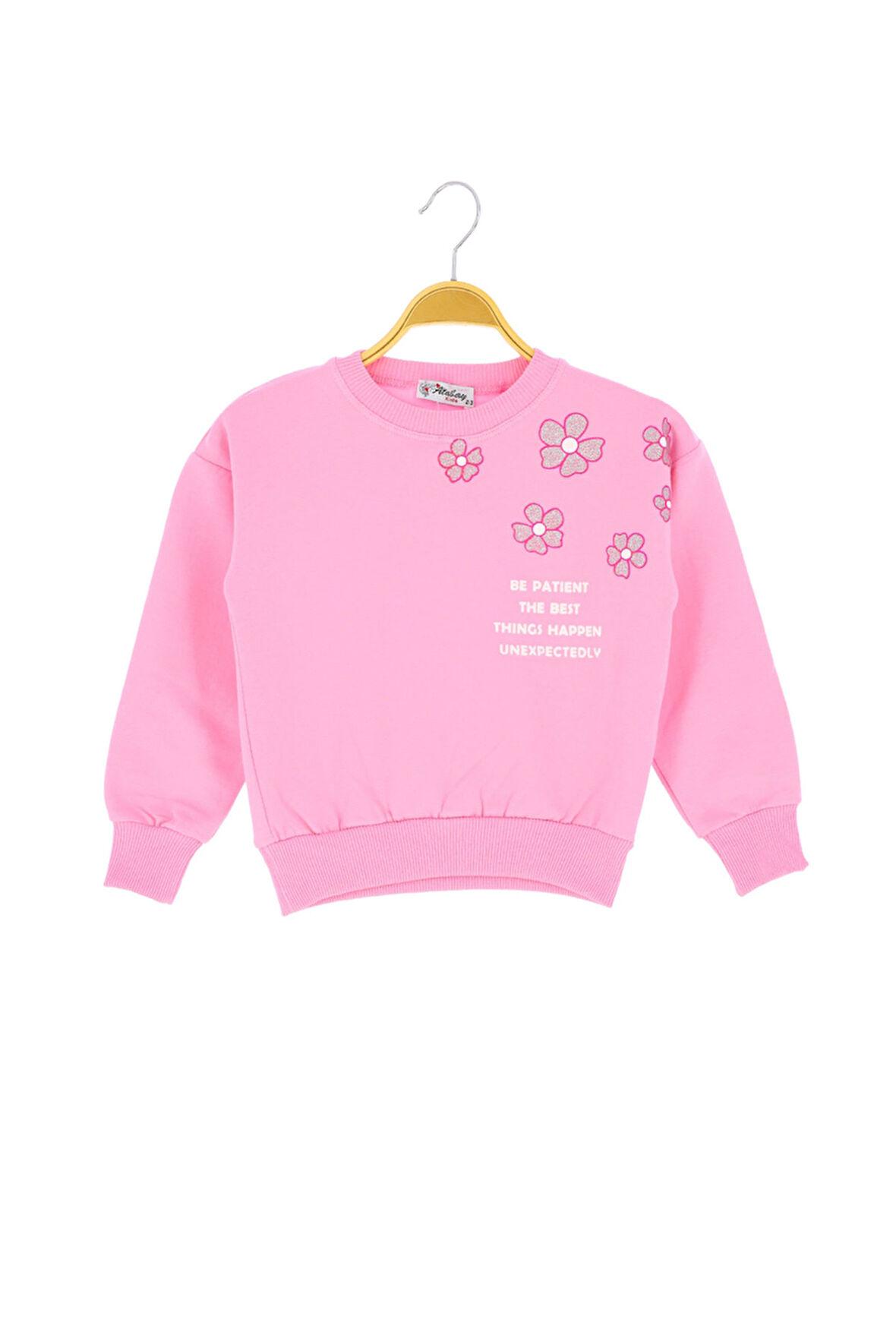 Kız Çocuk Bluz Baskılı Şardonlu