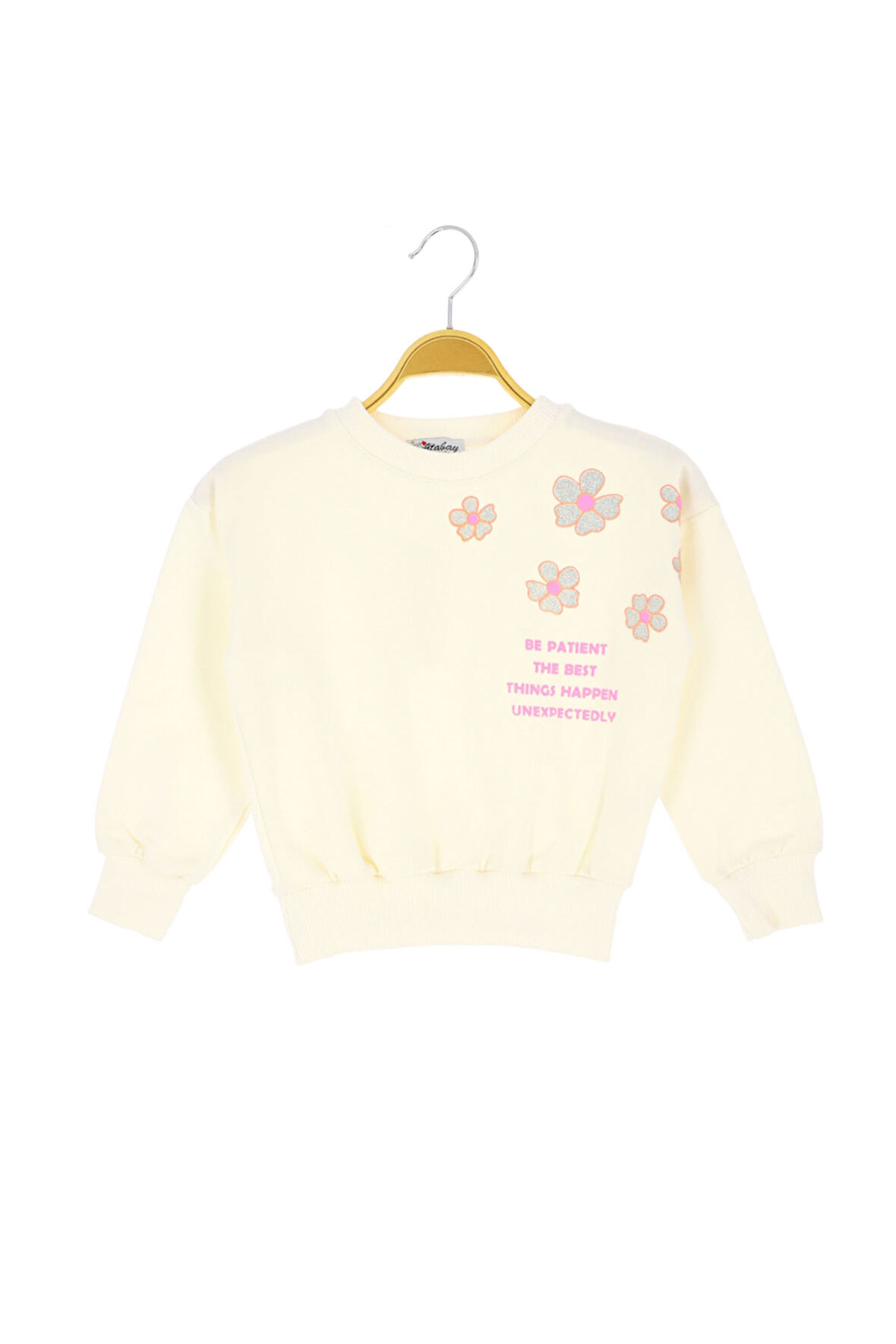 Kız Çocuk Bluz Baskılı Şardonlu