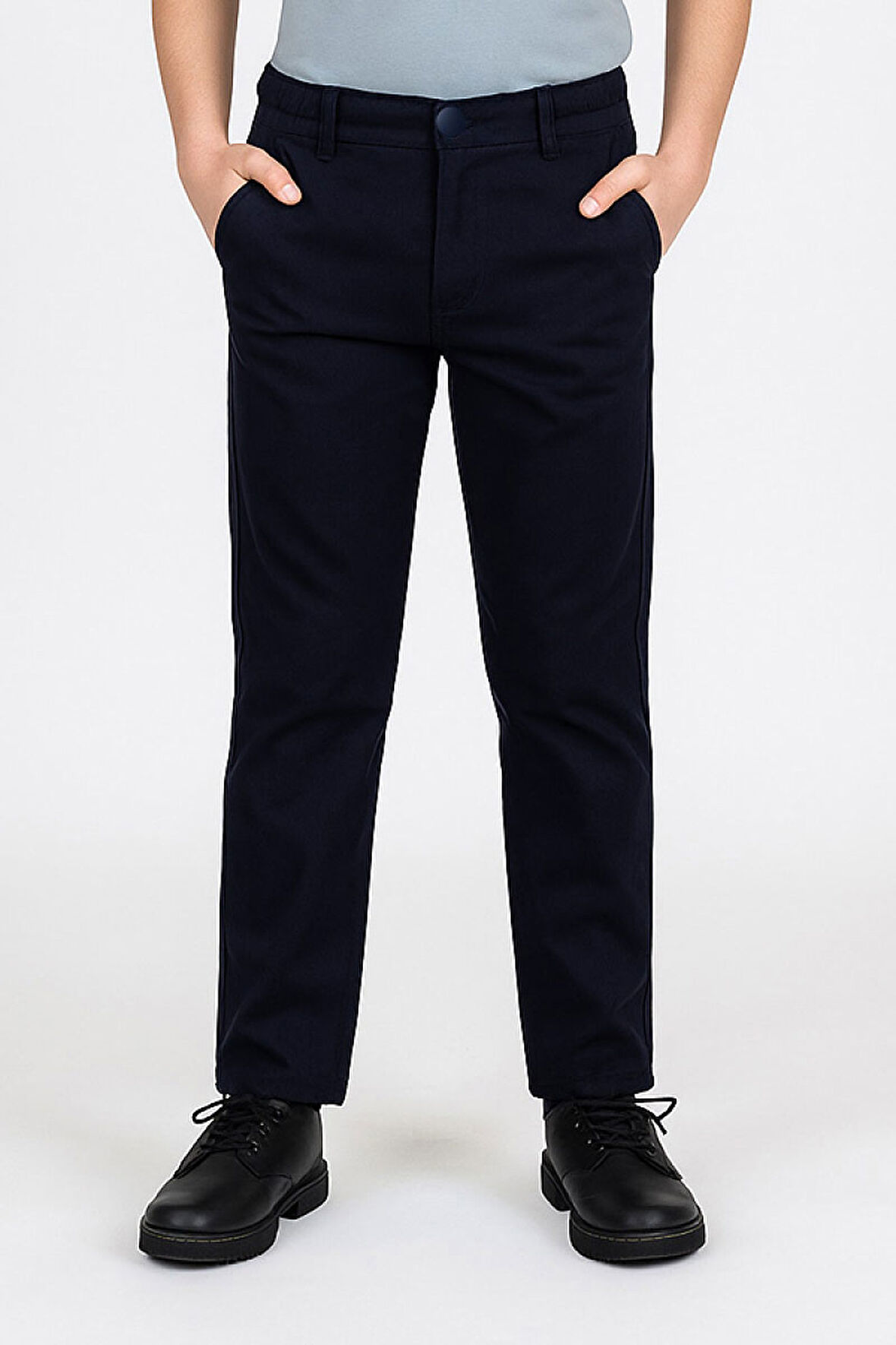 Erkek Çocuk Okul Pantolonu Siyah ve Lacivert Renk